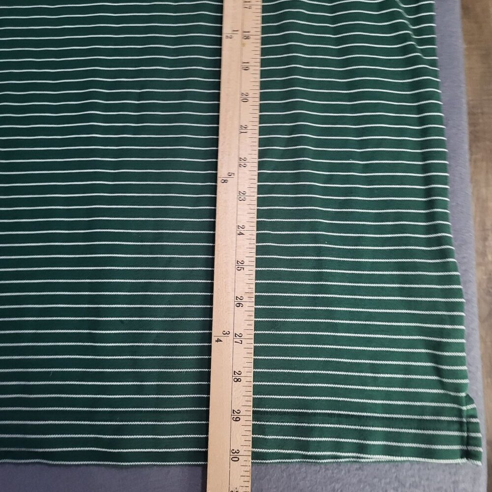 MASTERS COLLECTION Men's XL Pima Cotton Striped Polo Shirt Golf Green Augusta - Picture 9 of 9